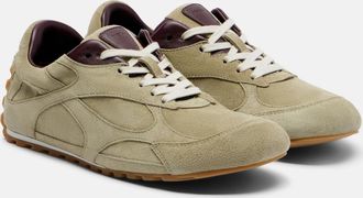 Bottega Veneta Orbit Flash suede sneakers
