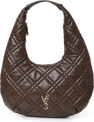 V&deg; 73 Diaspro Schoudertas - Dames - Tassen - Bruin - Maat: ONE Size Zijde