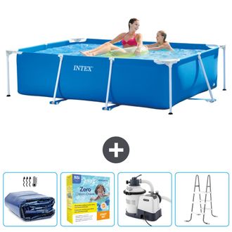 Intex Piscina Con Estructura Rectangular - 220x150x60 Cm - 7-piezas Scb71