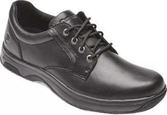 Dunham Mens 8000 Nonslip Plain Toe Oxford In Black
