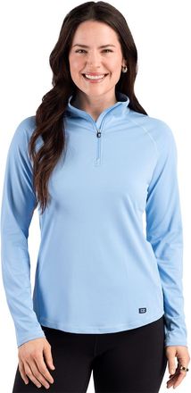 Cutter & Buck Prospect Recycled Featherlight Stretch Womens Quarter Zip