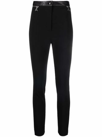Patrizia Pepe Essential skinny trousers - women - Polyurethane/Elastane/Polyester - 44 - Black