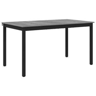 vidaXL Vidaxl Tavoli Da Pranzo 140 X 80 X 75 Cm Metallo Rettangolare