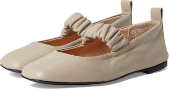 La Canadienne Grey Womens Flat Shoes Beige : 6.5 M (B), Leather
