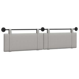 vidaXL Cabecero Colgante Gris Nube Tela Vidaxl
