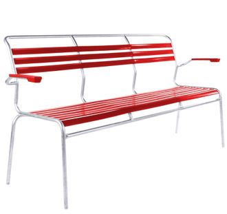 Schubiger M&ouml;bel L&auml;ttli-Bank S&auml;ntis mit Armlehnen