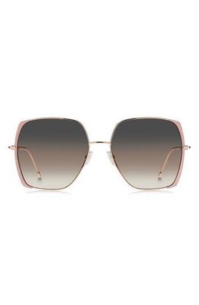 BOSS 58mm Gradient Square Sunglasses in 0Bku-Pr at Nordstrom Rack