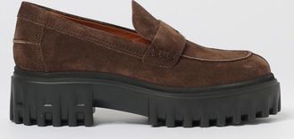 Hogan Mocassino Penny H700 in pelle scamosciata con plateau e logo H