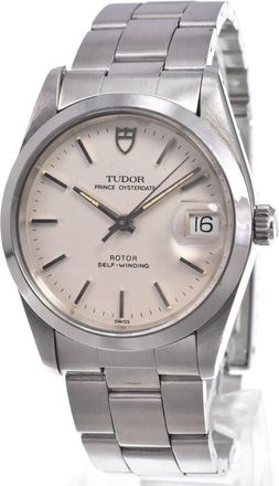 Tudor Prince Date Automatic Stainless Steel And gold With Diamonds Watch (Pre-Owned)