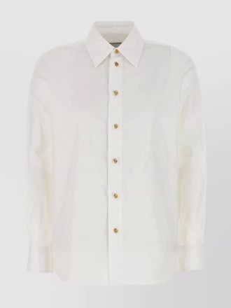 Bottega Veneta tailored cotton shirt with long sleeves