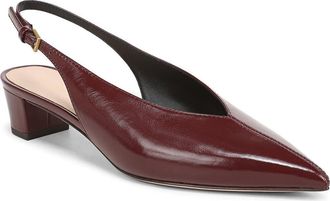 Veronica Beard Pamela Slingback Pump in Burgundy Leather at Nordstrom, Size 9.5