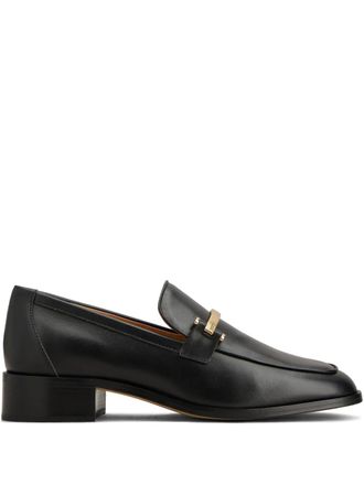Tod's leather loafers - women - Calf Leather/Calf Leather/Calf Leather - 36.5 - Black