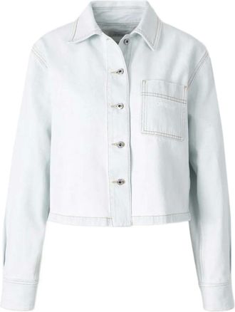 Off-white button stripes jacket - Blue