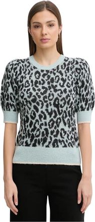 Joop Kaston Sweater - Dames - Ronde hals truien - Veelkleurig - XS - Wol - Truien & Vesten
