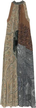 Pierre-Louis Mascia Printed Silk Dress