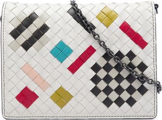 Bottega Veneta Pre-owned Bottega Veneta Nappa Intrecciato Abstract Wallet On Chain Ladies OUAOGNAJEGCGJ4HN
