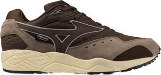 Mizuno Schoenen, Heren, Bruin, 44 1/2 EU, Suède, Contender Cordura Chicory Coffee Sneakers