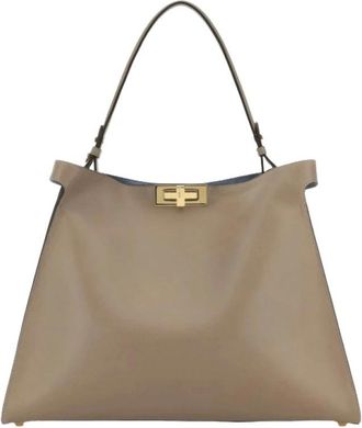 Fendi Mujer, Bolsos, Gris, Talla: ONE Size