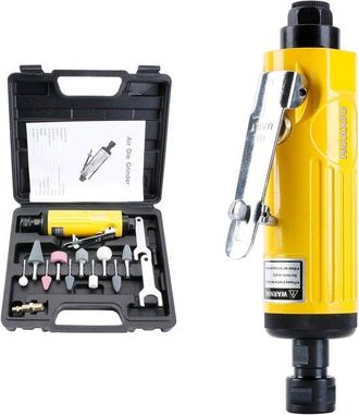 OEM Amoladora Neum&aacute;tica Recta Con Pinzas De 6 Mm (1/4) Y 3 Mm (1/8) - Juego De Amoladora Neum&aacute;tica, 22.000 Rpm