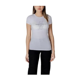 A|X Armani Exchange T-Shirts, female, White, Size: 2XS Logo T-Shirt