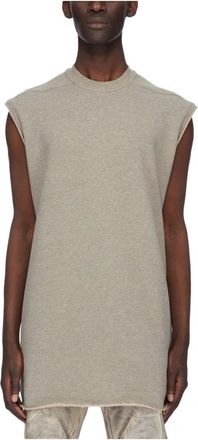 Rick Owens Hoodies & sweatvesten, Heren, Grijs, M, Katoen, Tarp T