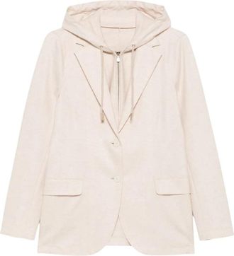 Eleventy Blazer - Dames - Blazers - Beige - S - Leer - Jassen