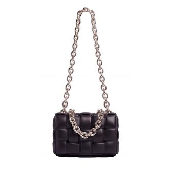 Bottega Veneta The Chain Cassette Bag - Dames - Tassen - Zwart - Maat: ONE Size