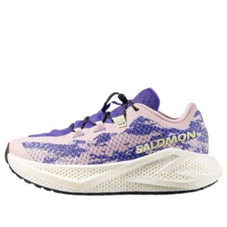 Salomon (WMNS) SALOMON Areo Glide 4 GRVL Shadow Gray Deep Blue 491756