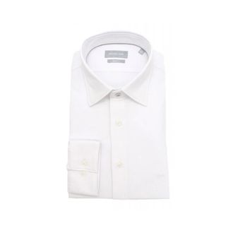 Michael Kors Formal Shirt - Heren - Zakelijke Overhemden - Wit - 4XL - Overhemden