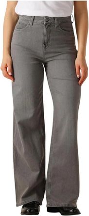 Lee Stella A Line Wide Jeans - Dames - Bootcut Jeans - Grijs - W29 - Katoen - Jeans