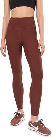 Lilly Pulitzer Weekender High-Rise Leggings Womens Casual Pants French Roast : XXS 26, Spandex/Polyester