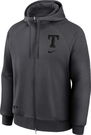Nike Texas Rangers Authentic Collection Nike Mens Dri-Fit MLB Full-Zip Hoodie in Grey | 03B300OTTER-29Q