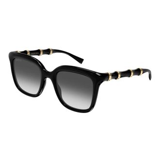 Gucci Square Frame Sunglasses - female - Gucci - Sunglasses - Black - 52 MM - Accessories