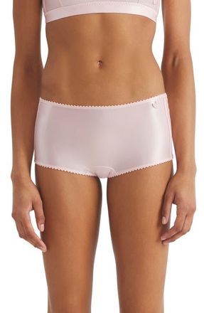 adidas Originals Picot Trim Boyshorts in Sandy Pink at Nordstrom, Size Xx-Large