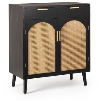 BIZZOTTO Credenza Legno Nero Boho da Interno - JOSIE