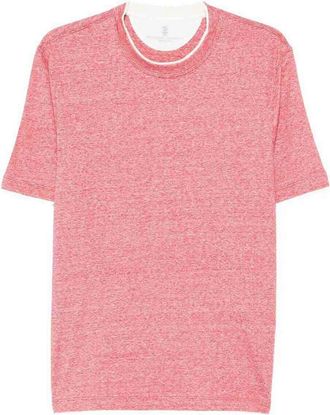 Brunello Cucinelli T-Shirt With Faux-Layering