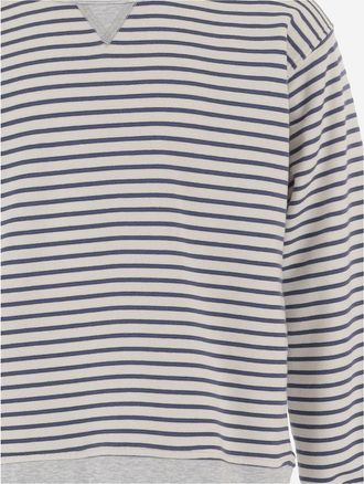 Babe & Tess Kids Striped Sweatshirt Cotton Hoods & Sweatshirts