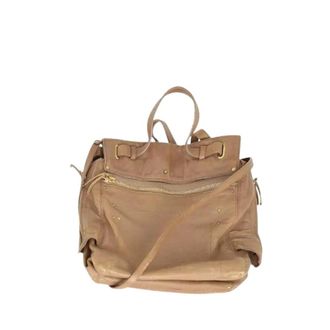 Jerome Dreyfuss Pre-owned Handbags, female, Beige, Size: ONE SIZE Pre-owned Leather Shoulder Bag