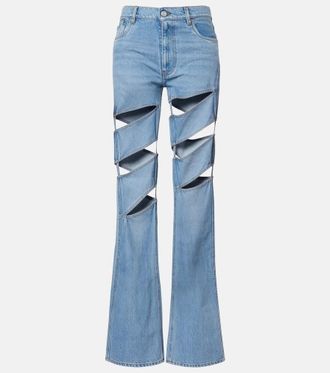 Coperni Spiral wide-leg jeans