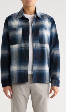 Buffalo Jeano Plaid Shirt Jacket in Blue Plaid at Nordstrom Rack, Size X-Large