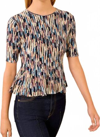 Ulla Johnson Samira Short Sleeve Top In Oasis