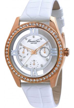Kenneth Cole Womens IKC2794 Ladies Watch - White - One Size