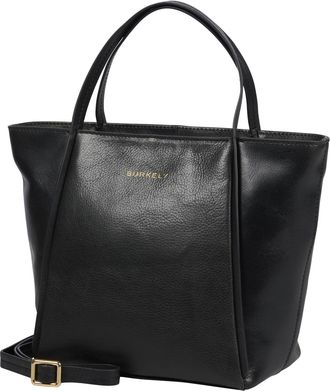 Burkely Fine Florence Leather Shoulder Bag Black
