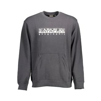 Napapijri Sweatshirts, male, Black, Size: XL Long-sleeved Sweatshirt