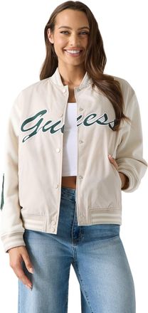 Guess Georgina Varsity Logo Jacket