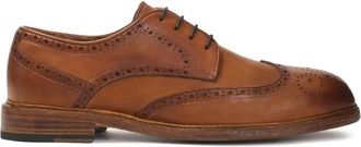 Kazar Bruine halfschoenen met openwerksieraden uit de Limited Collection - Heren - Veterschoenen - Bruin - 43 EU - Leer - Schoenen