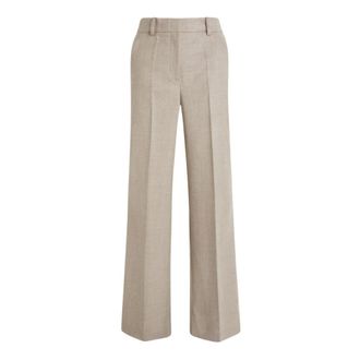 P.A.R.O.S.H. Pantalones de Pierna Ancha - Trousers - Mujer - Beige - XS