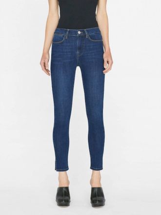 Frame Denim Le High Skinny Side Slit Jean In Majesty