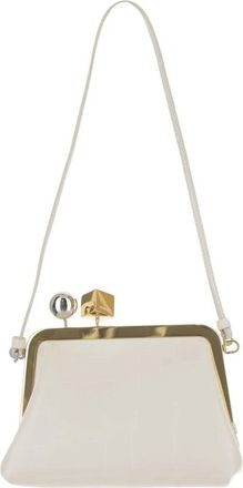 Jacquemus Berlingot - Dames - Schoudertassen - Wit - ONE Size - Katoen - Tassen