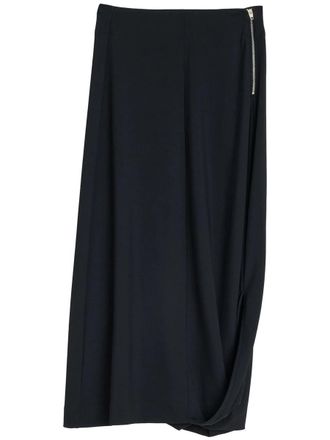 Christophe Lemaire Twisted Hem Skirt